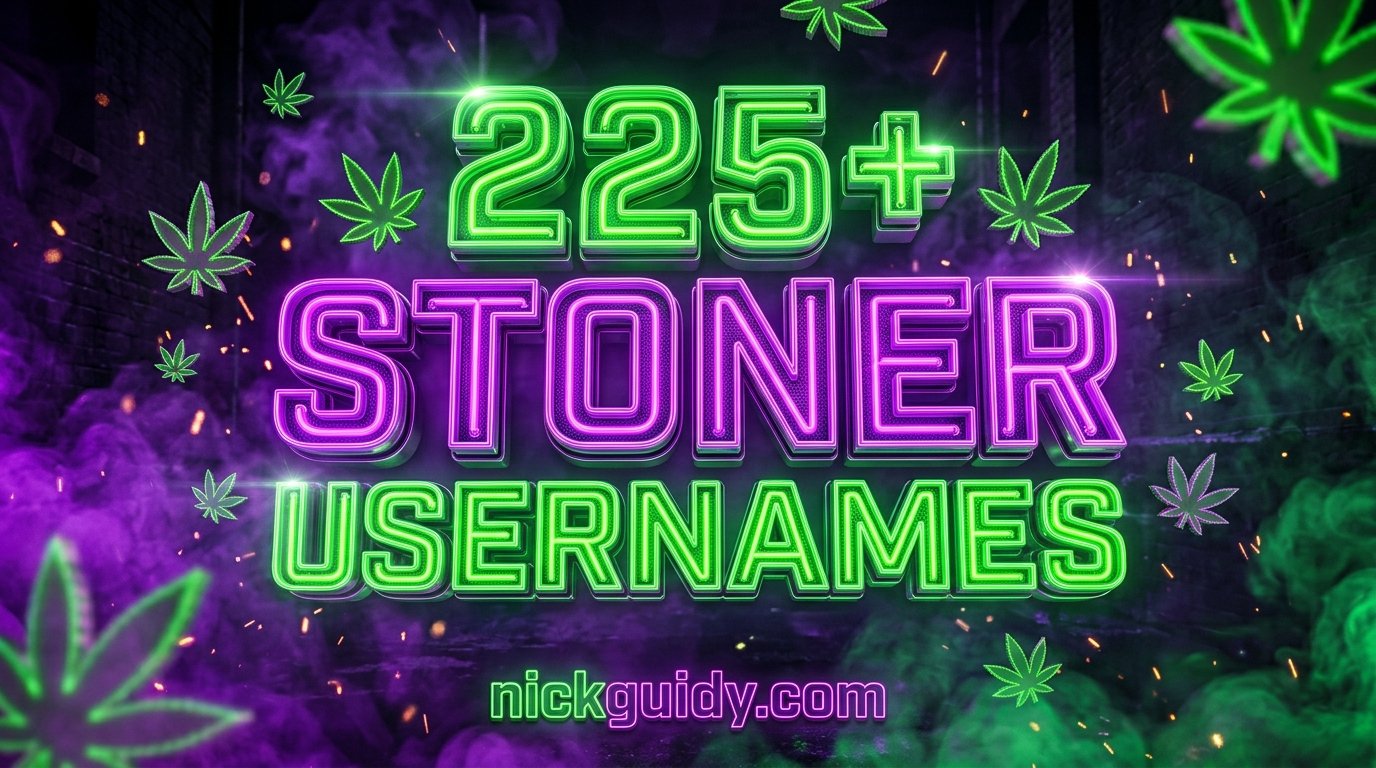 225+ Stoner Usernames